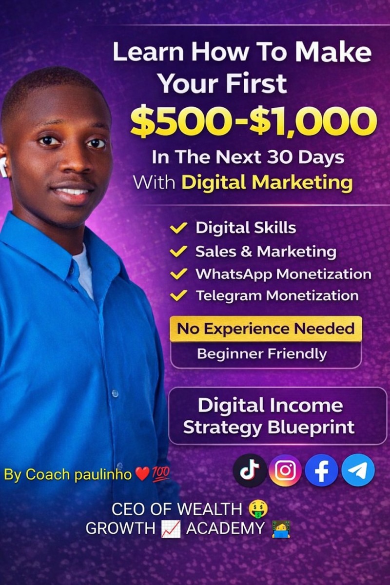 DIGITAL INCOME STRATEGY BLUEPRINT[🔥WEALTH GROWTH ACADEMY🔥]