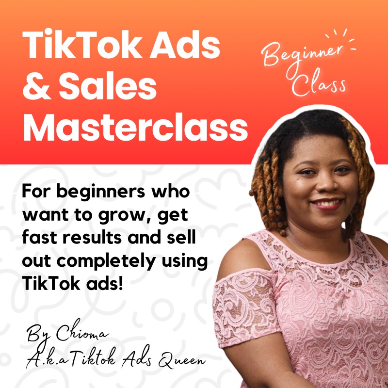 Buy Beginner Tiktok Ads & Sales Masterclass by Small Biz Sales Coach on ...