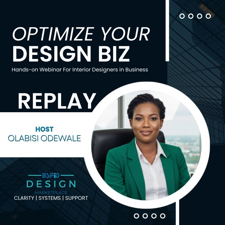 Optimize Your Design Business Webinar Replay