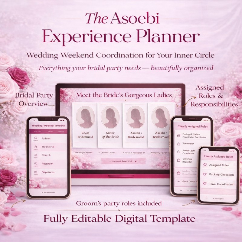 Asoebi Experience Planning Template