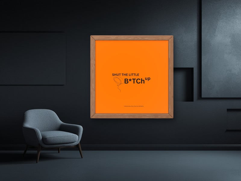 The Mental Boundary Exercise | Signature Terracotta Wall Art by Abide & Co