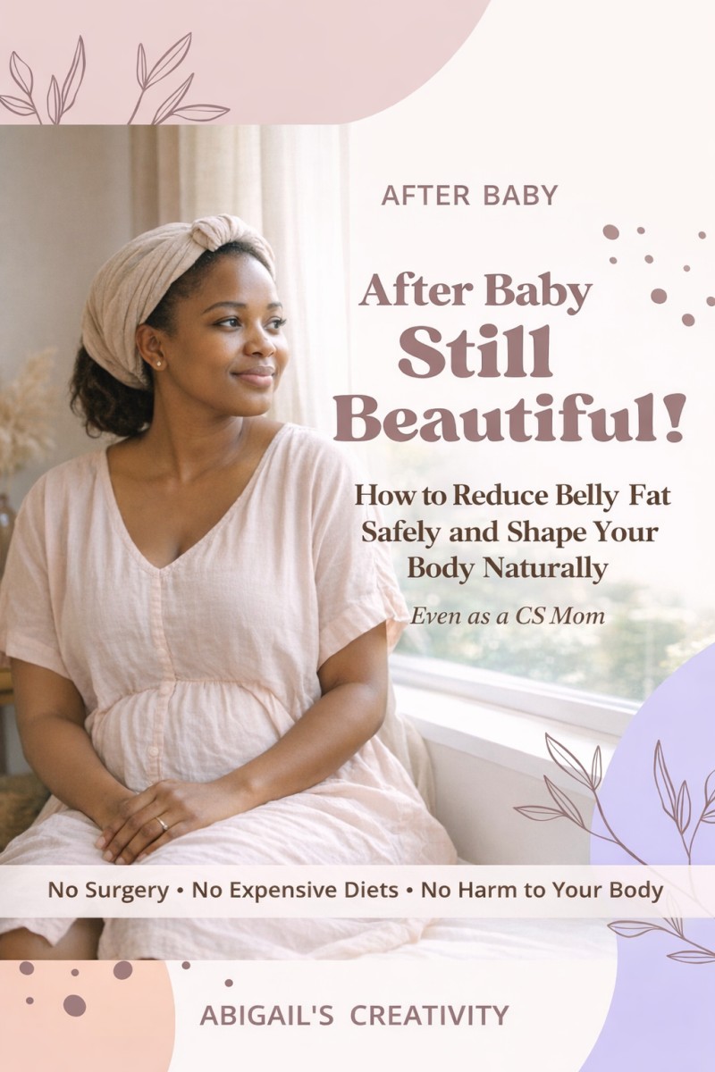 AFTER BABY; STILL BEAUTIFUL! A Gentle Guide to Reducing Belly Fat Safely and Shaping Your Body Naturally — Even as a CS Mom.