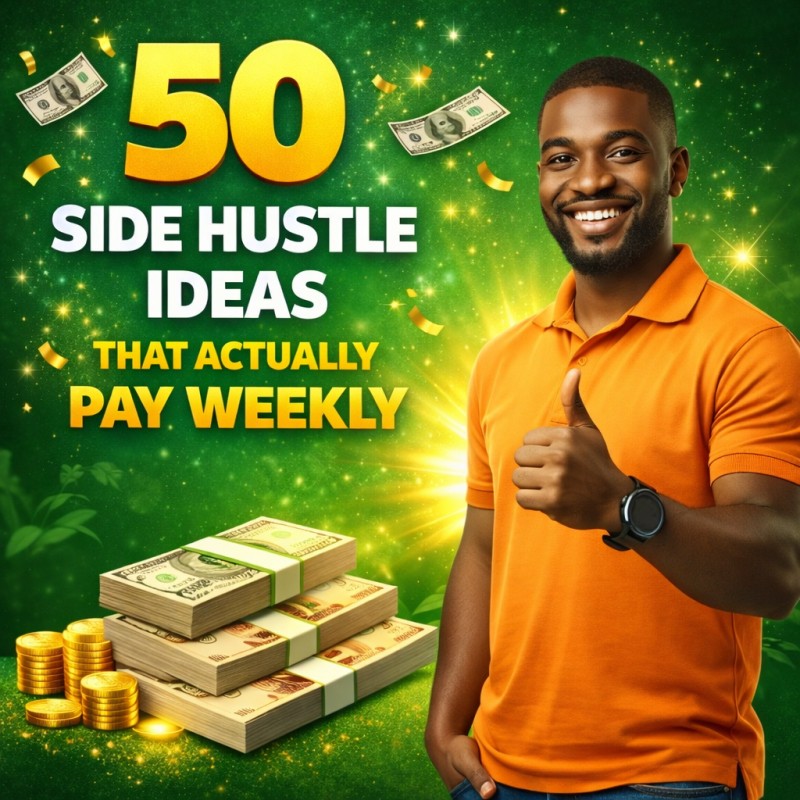 50 Side Hustle Ideas That Actually Pay Weekly