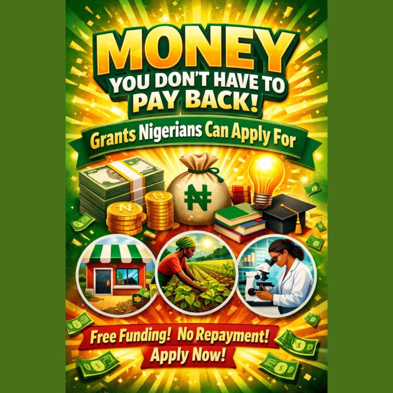 Money You Don't Have to Pay Back: Grants Nigerians Can Apply For.