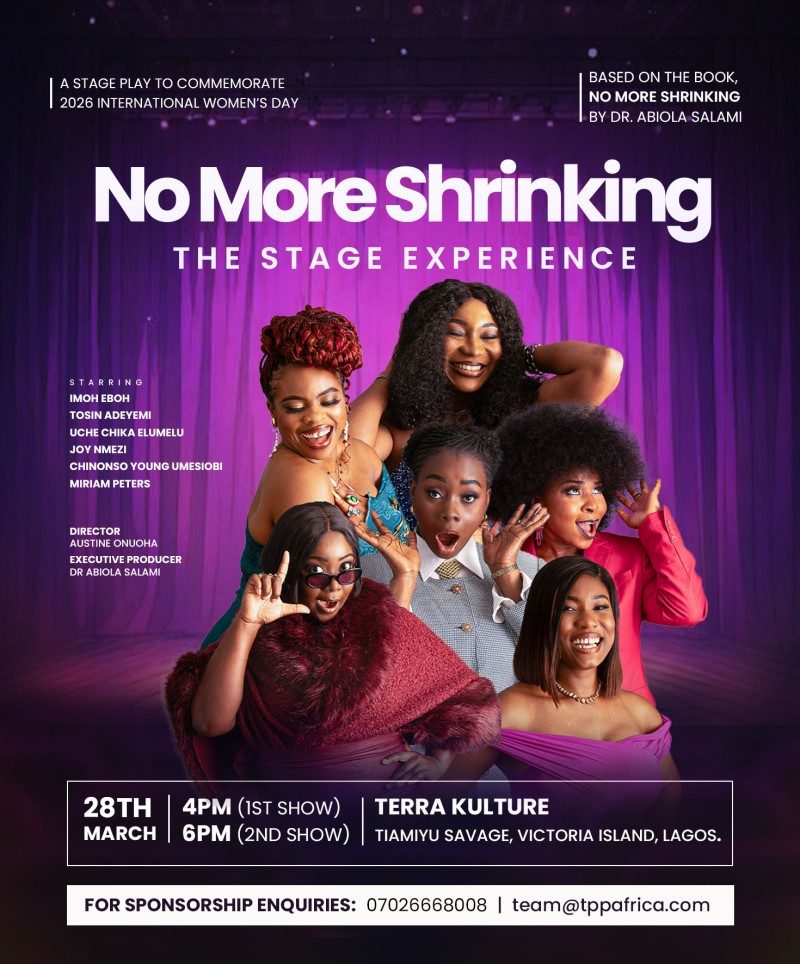 NO MORE SHRINKING: THE STAGE EXPERIENCE (A Live Stage Play for Women Who Are Done Playing Small)