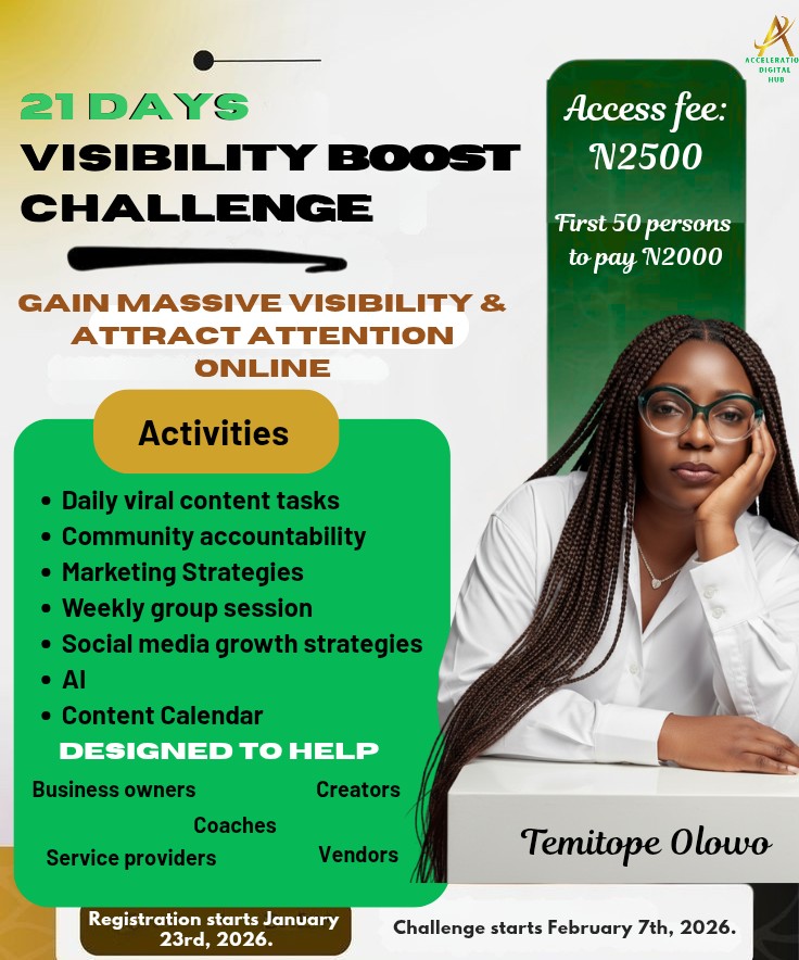 21 DAYS VISIBILITY BOOST CHALLENGE