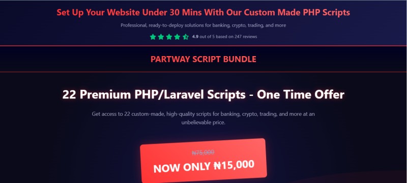 Buy “Partway Script Bundle — 22 Premium PHP & Laravel Scripts” by Adams ...