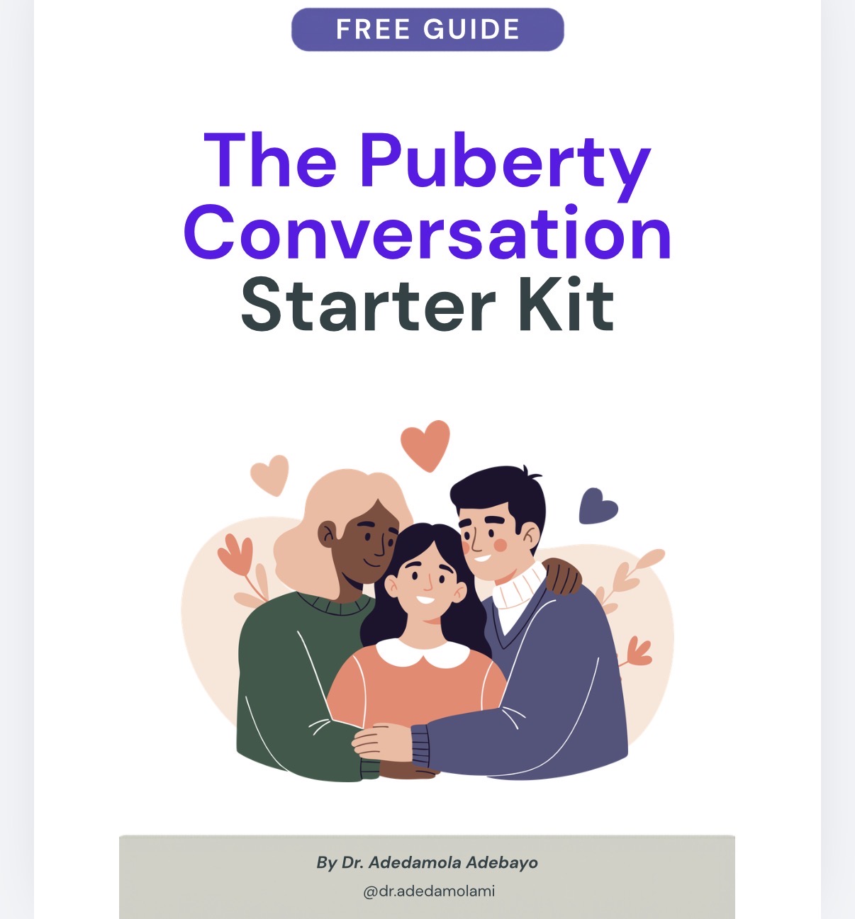 Puberty Coversation Starter Kit