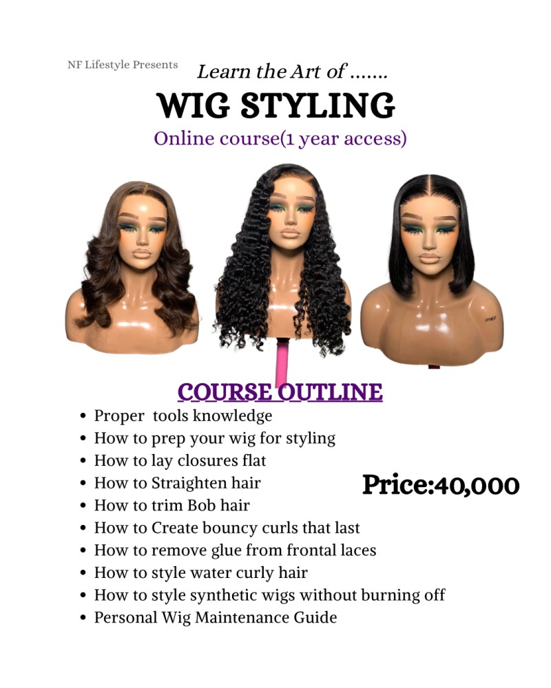 WIG STYLING CLASS