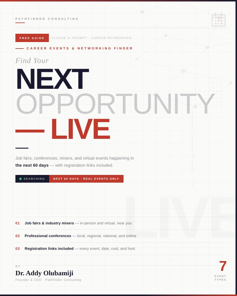 Career Events & Networking Finder
