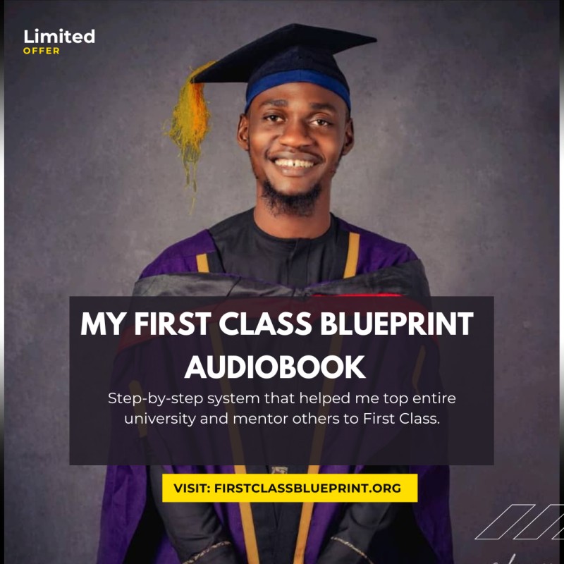 My First Class Blueprint Audiobook – The Proven System to Graduate with Distinction