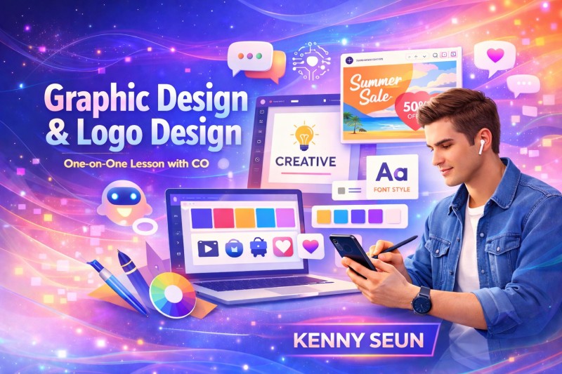 Graphic Design & Logo Design One-on-One Online Course