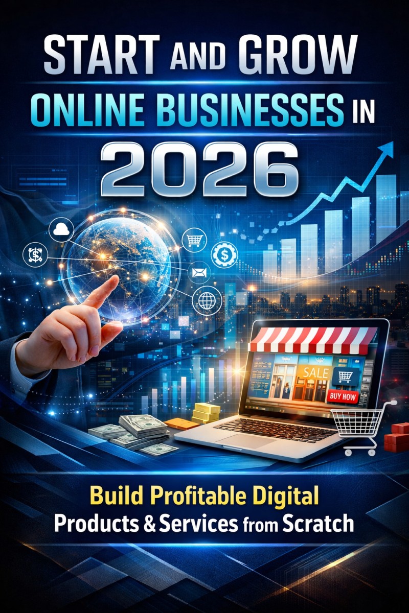 Start and Grow Online Businesses in 2026: Build Profitable Digital Products & Services from Scratch