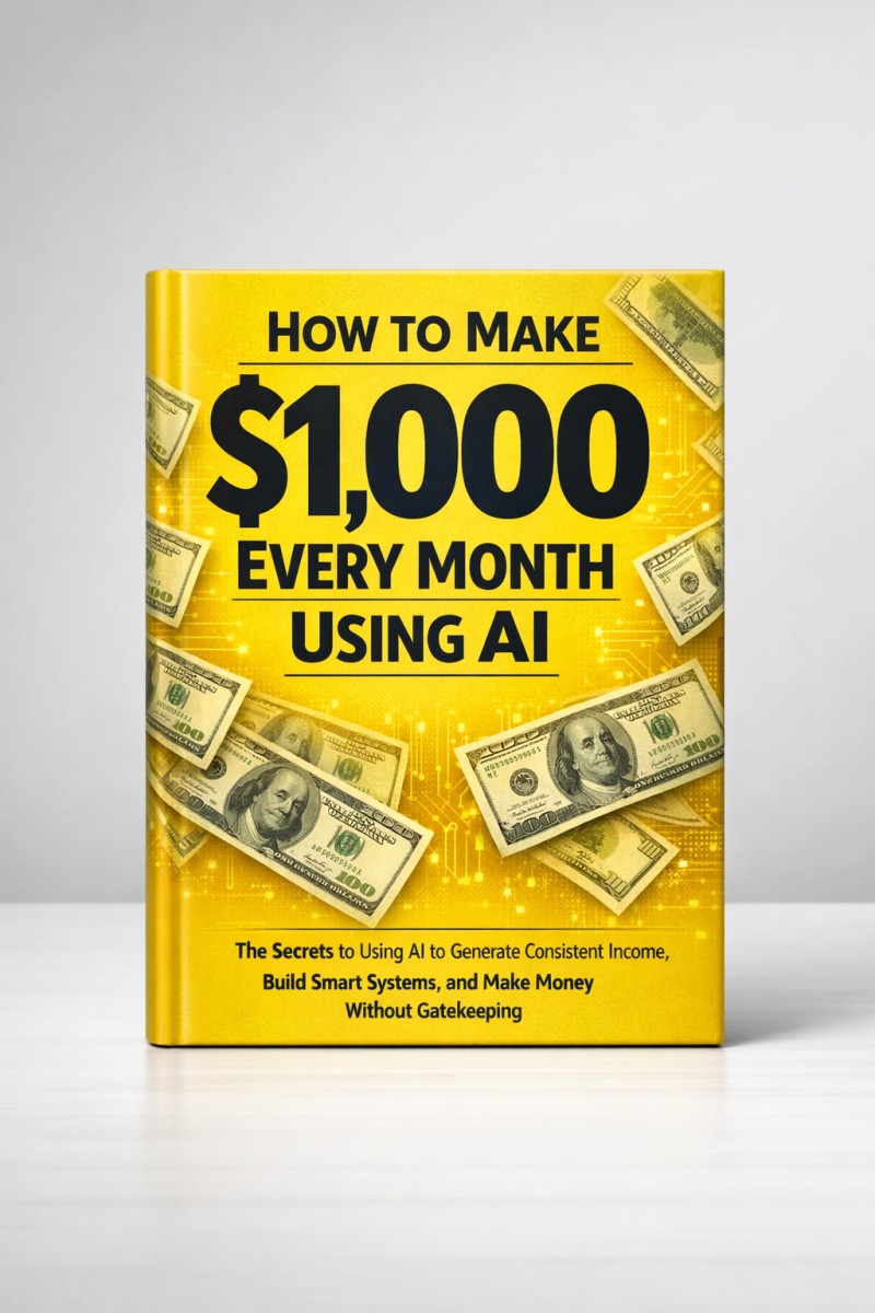 HOW TO MAKE $1000 EVERY MONTH USING AI