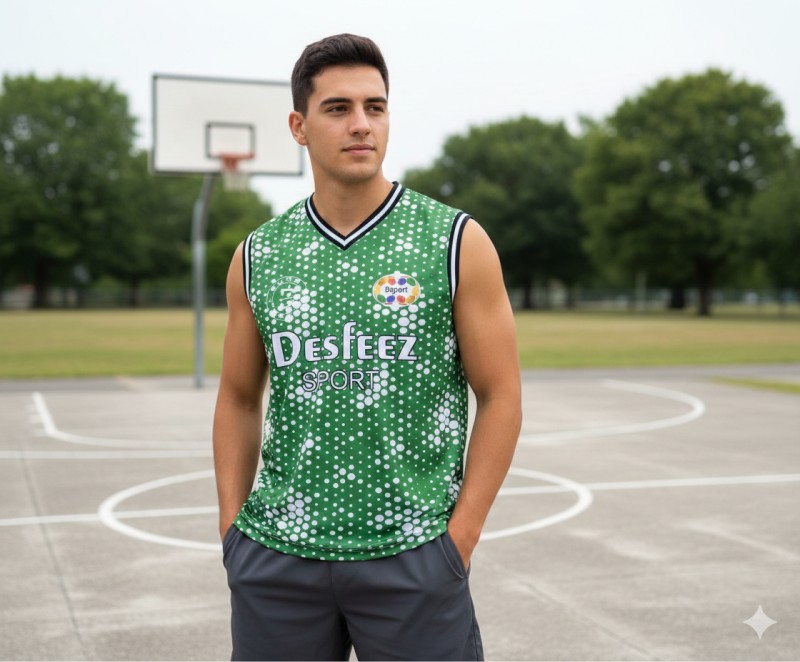 Desfeezsport Green Sleeveless