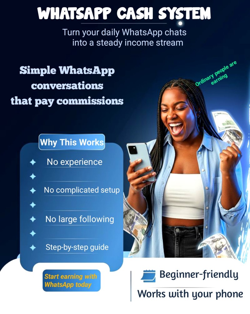 WhatsApp Cash System (Beginners Edition)