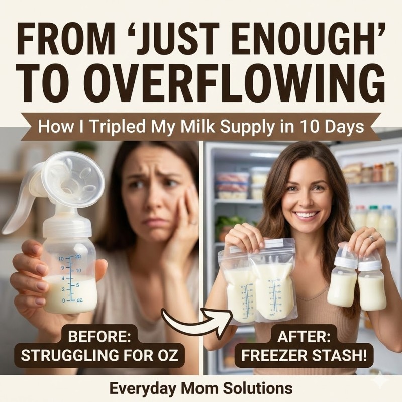 From Zero to Overflowing: How I Tripled My Milk Supply in 10 Days