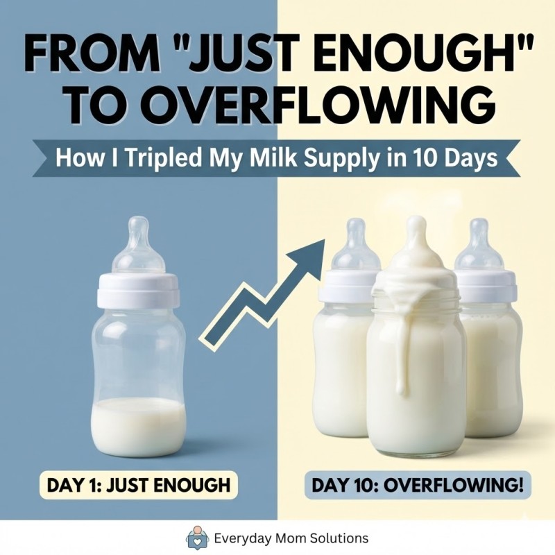 From Zero to Overflowing: How I Tripled My Milk Supply in 10 Days