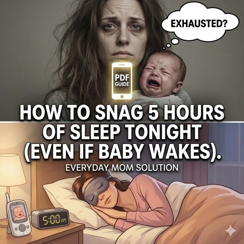How to Snag 5 Hours of Sleep TONIGHT (Even if Baby Wakes)