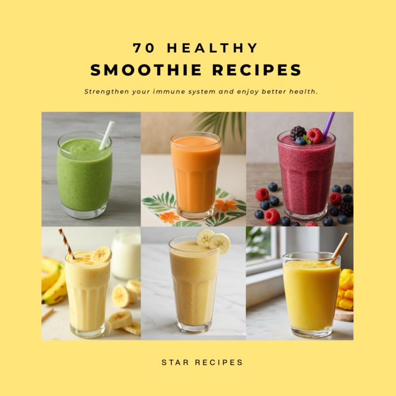 70 HEALTHY SMOOTHIE RECIPES