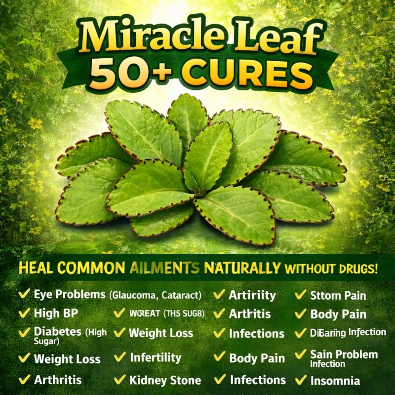 Miracle Leaf Secrets: Natural Cure for 50+ Ailments
