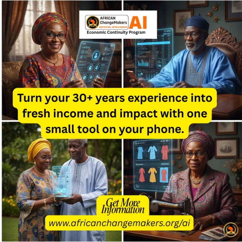 How Retired Africans Are Using AI to Stay Relevant (Without Going Back to School).