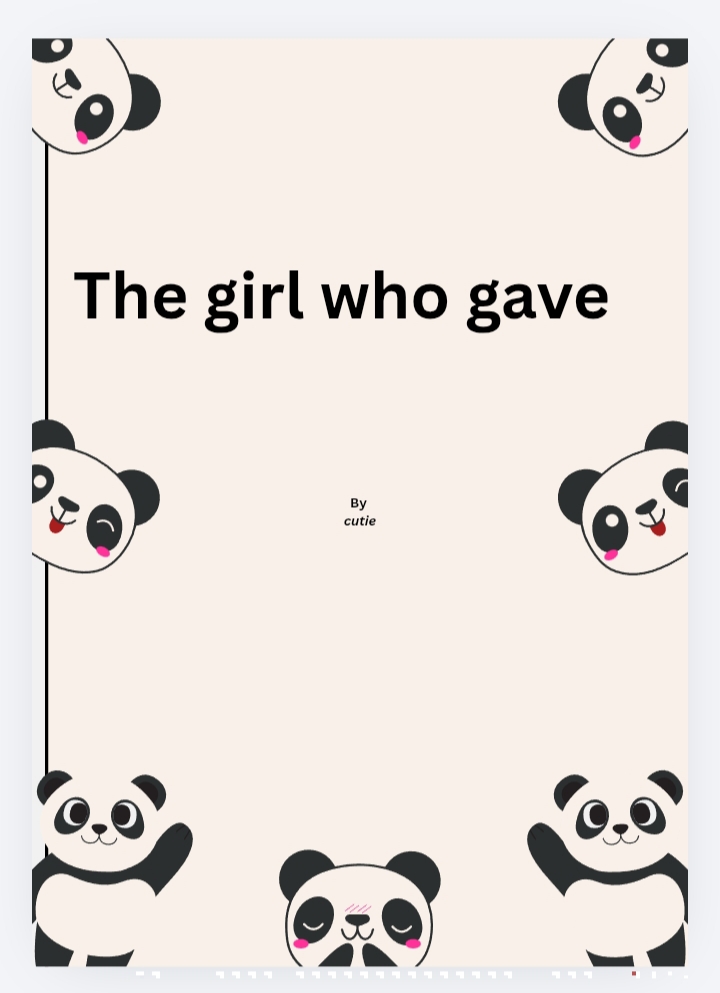 The girl who gave