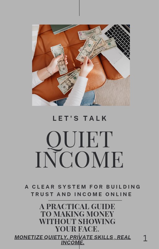 The Faceless Monetization Blueprint: A closed system for building trust and income online without showing your face.