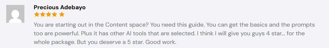 Customer review 5