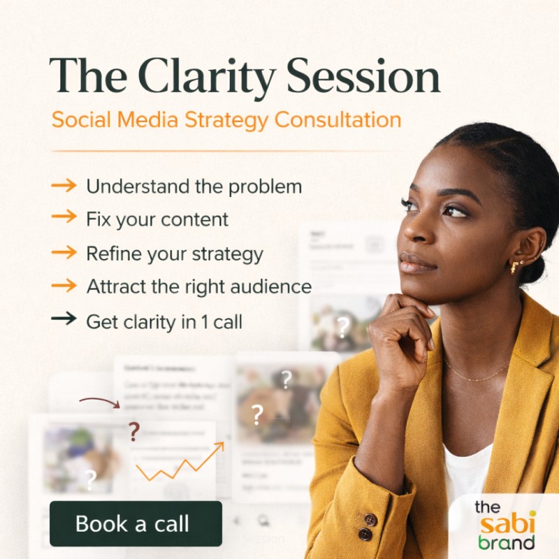 Instagram Clarity & Conversion Session (For Business Owners Who Are Stuck)