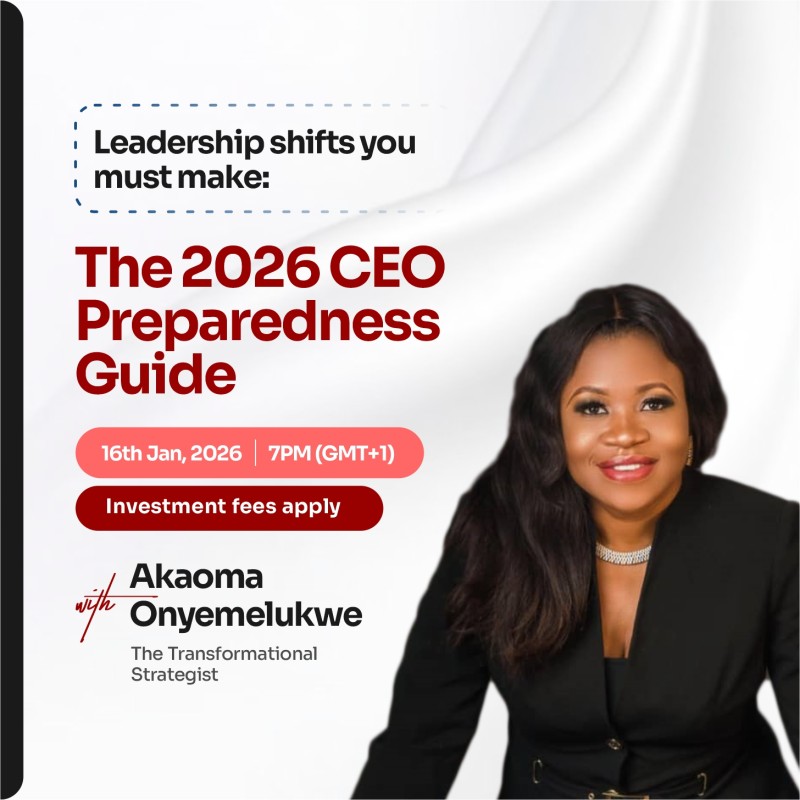 Leadership Shifts you must make : The 2026 CEO Preparedness Guide