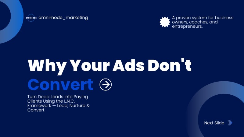 Why Your Ads Don't Convert