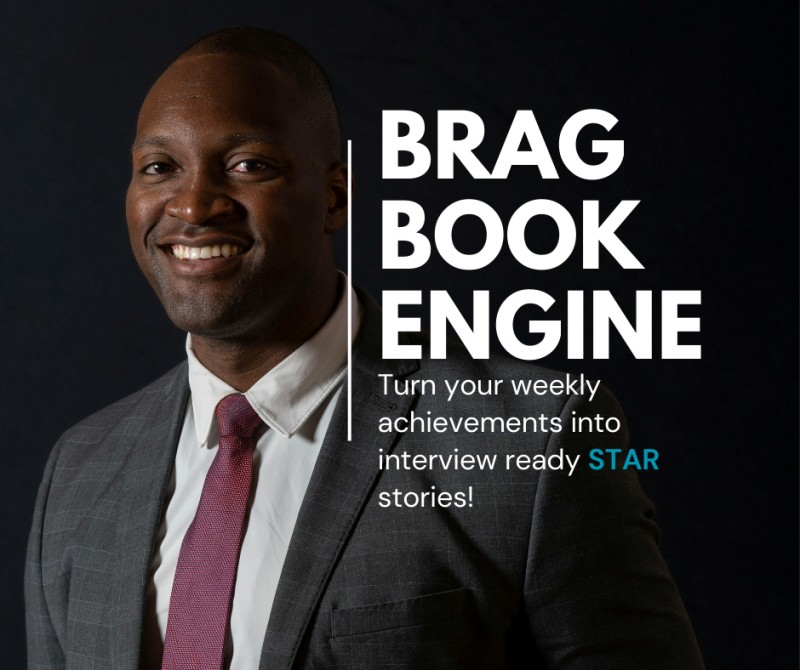 The Brag Book Engine: Turn your weekly achievements into interview‑ready STAR stories, effortlessly.