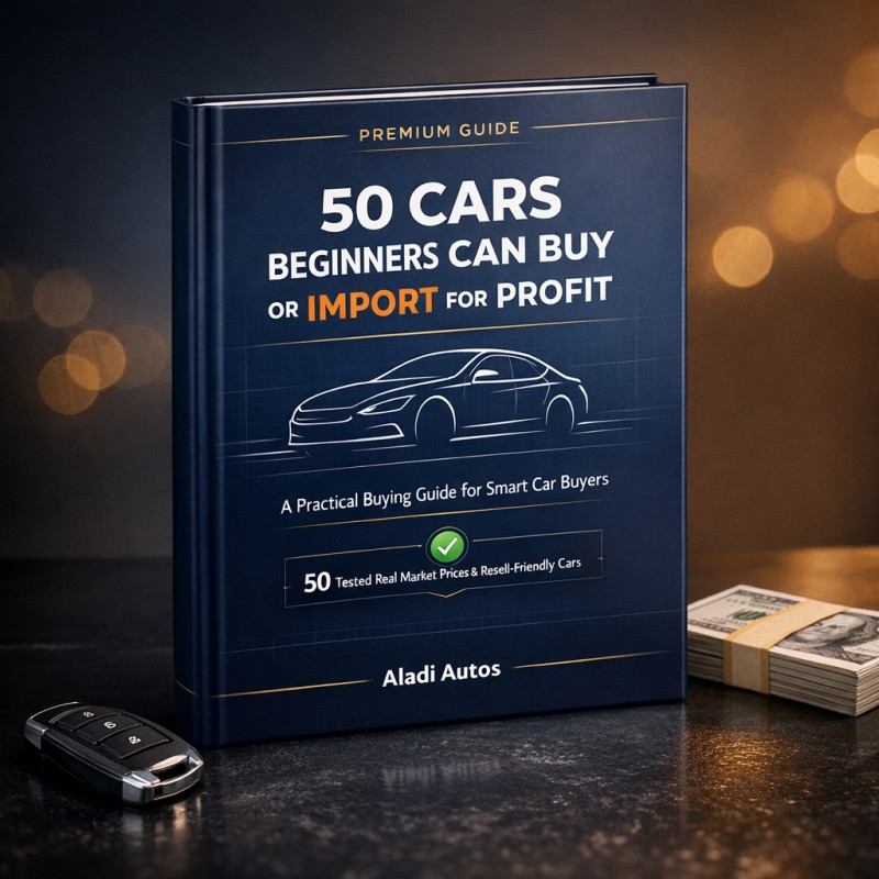 The Smart Car Buyer's Selection Guide: 50 Cars Beginners Can Buy or Import for Profit