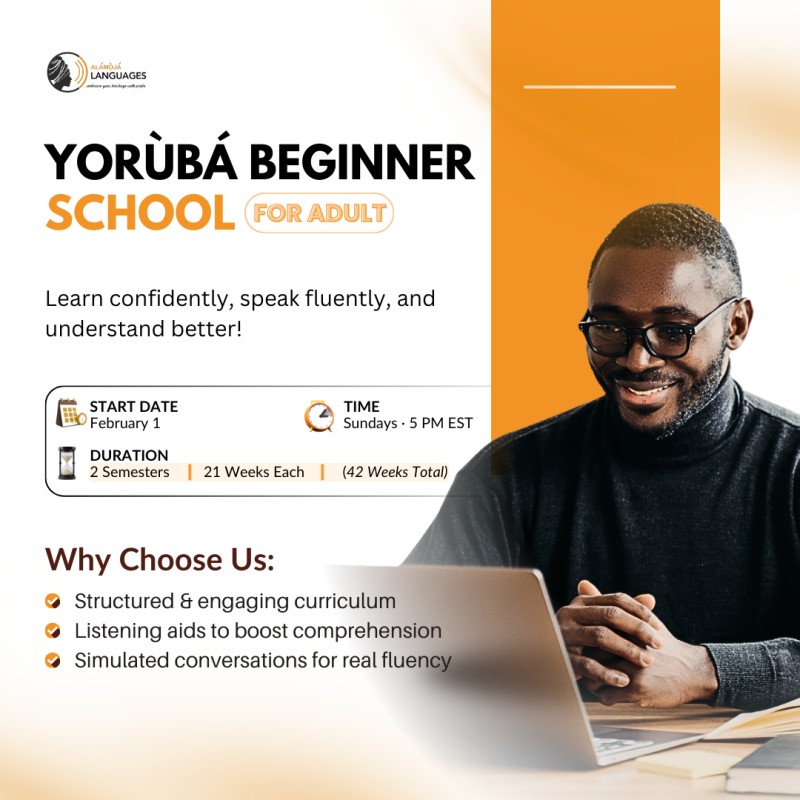 Yorùbá Beginners School Full course