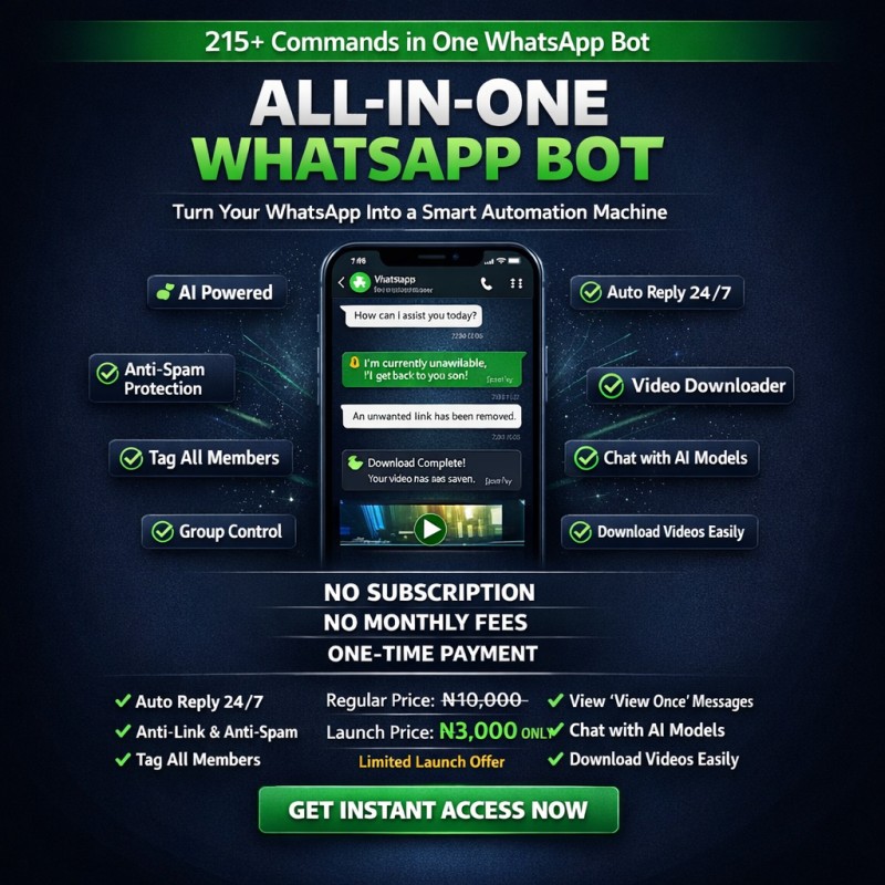 ALL-IN-ONE WHATSAPP BOT