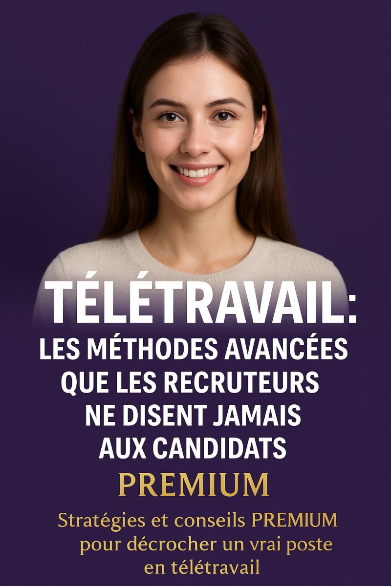 Télétravail: Les Méthodes Avancées Que Les Recruteurs Ne Disent Jamais Aux Candidats: Stratégies et conseils Premium pour décrocher un vrai poste en télétravail