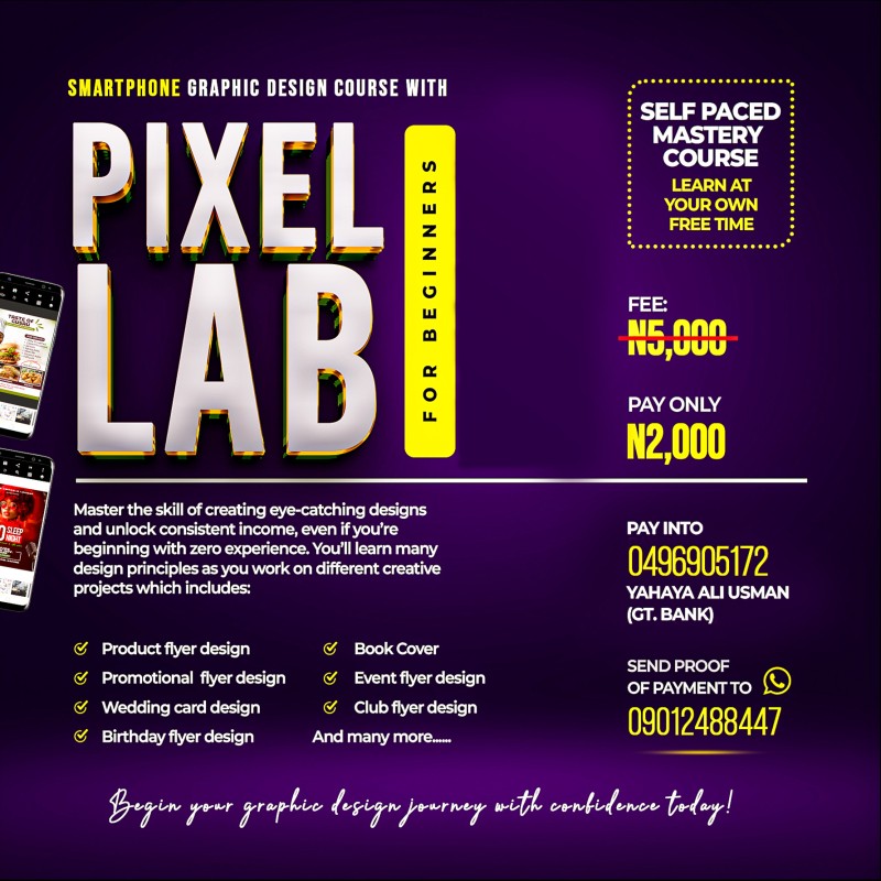 SMARTPHONE GRAPHIC DESIGN COURSE