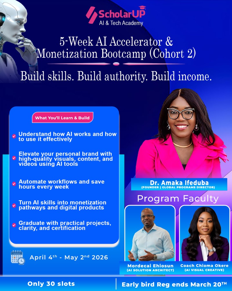 5-Week AI Accelerator & Monetization Bootcamp