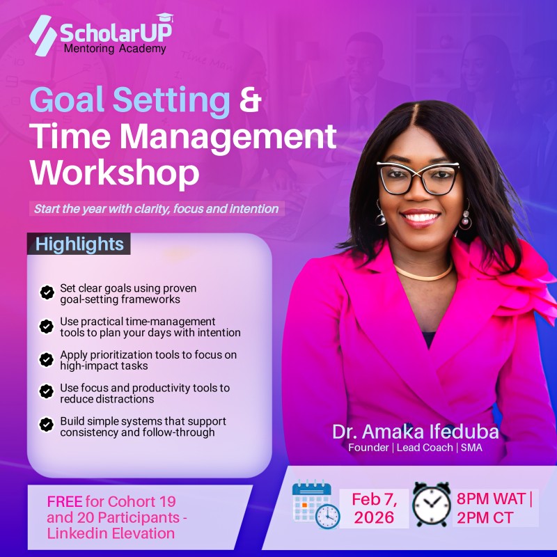 Goal Setting and Time Management Workshop
