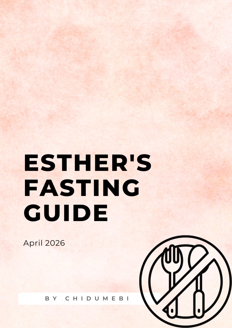 Fasting guide (Esther's fast)