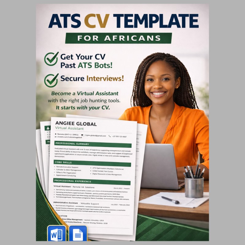 VIRTUAL ASSISTANTS ATS-OPTIMIZED MASTER CV TEMPLATE
