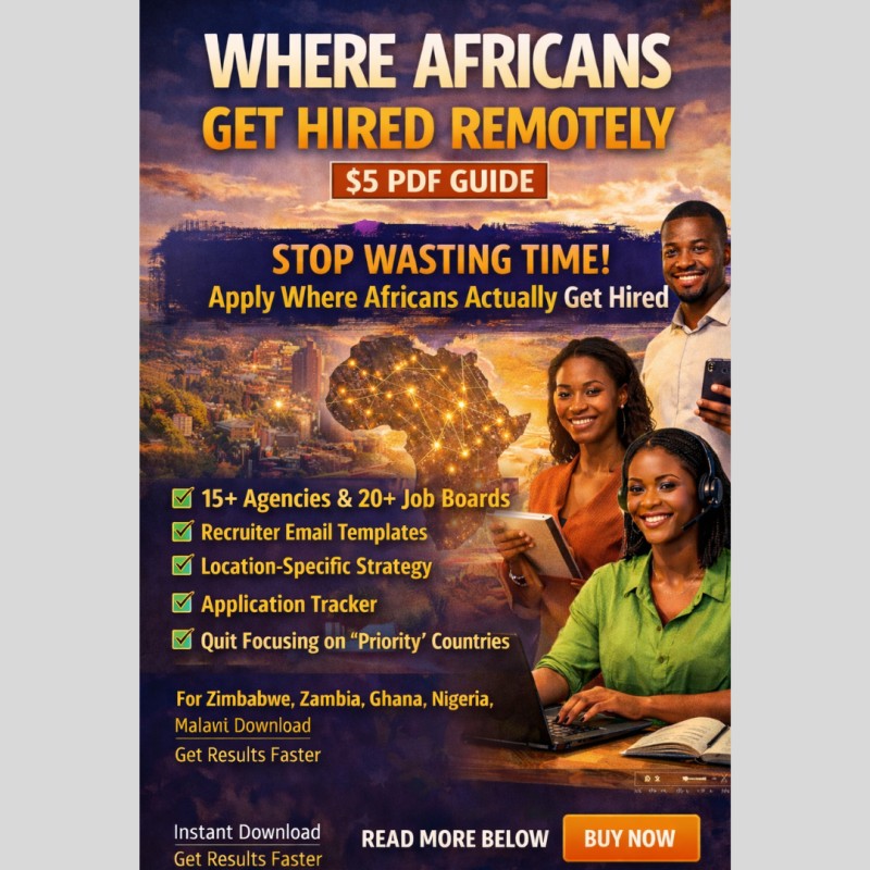 Where Africans Are ACTUALLY Getting Hired - Job Boards & Agencies List