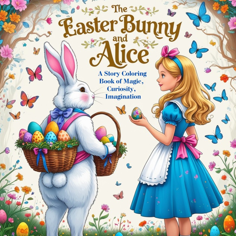 The Easter Bunny and Alice - A Magical Story Coloring Book