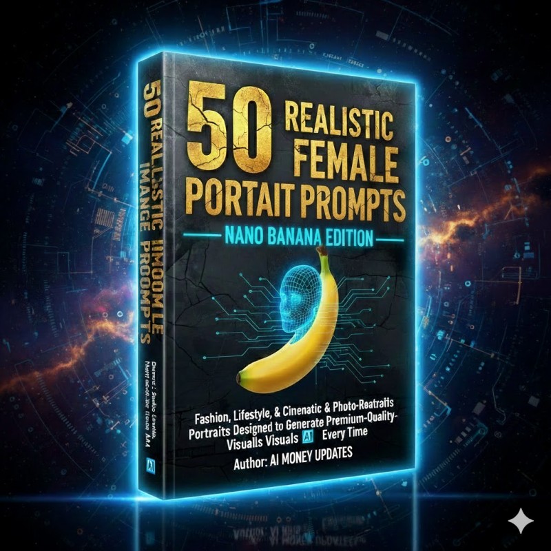 50 Realistic Female Potraits Prompts (Nano Banana Edition)
