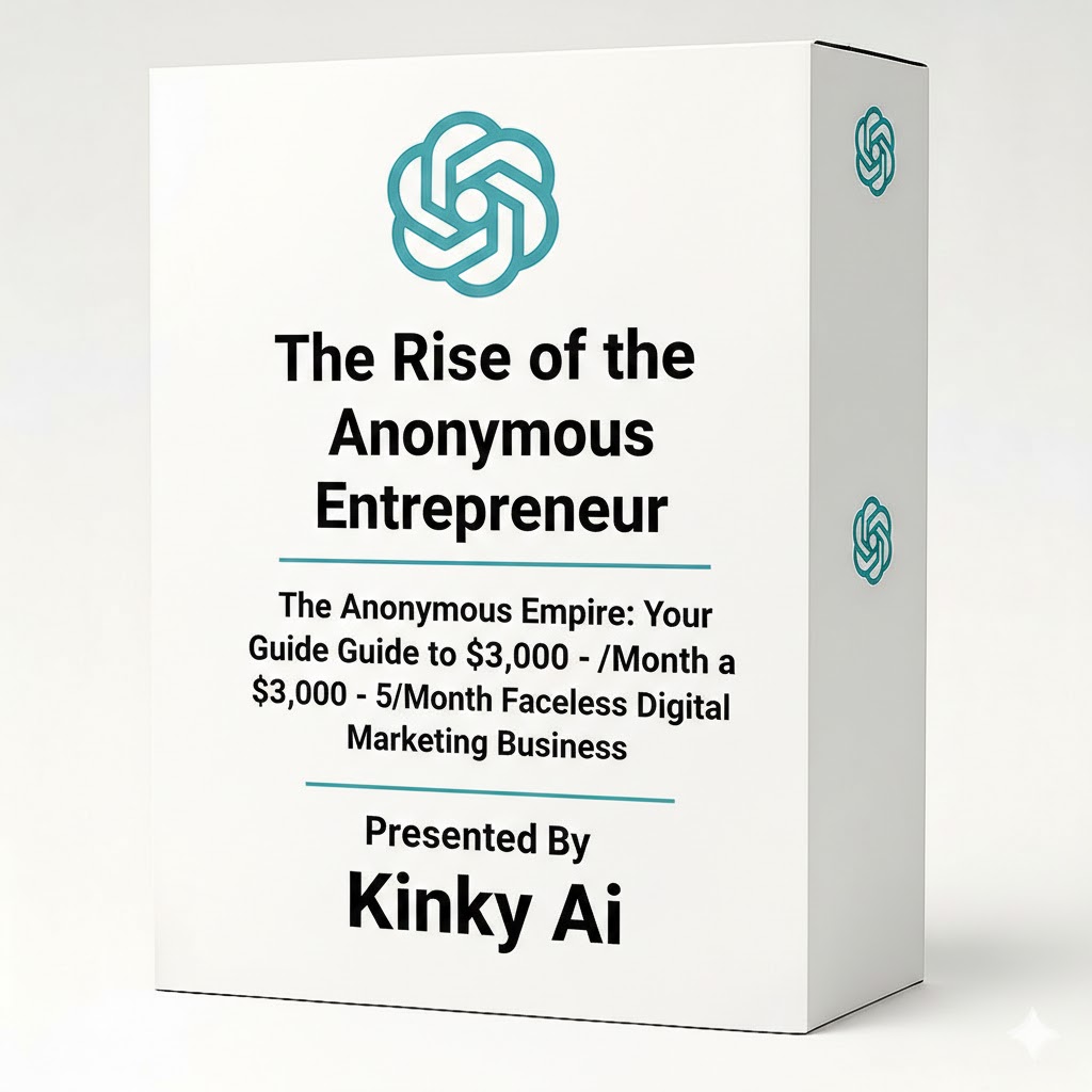 THE RISE OF THE ANONYMOUS ENTREPRENEUR BUILDING AN ANONYMOUS EMPIRE WITH AI