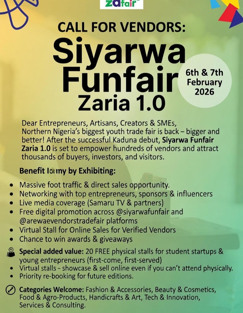 🎟️ SIYARWA FUNFAIR ZARIA 1.0 - EVENT 🎫