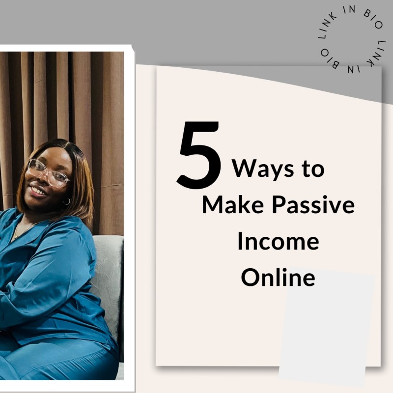 Buy 5 Ways to Make Passive Income by ASOTAH SUCCESS on Selar