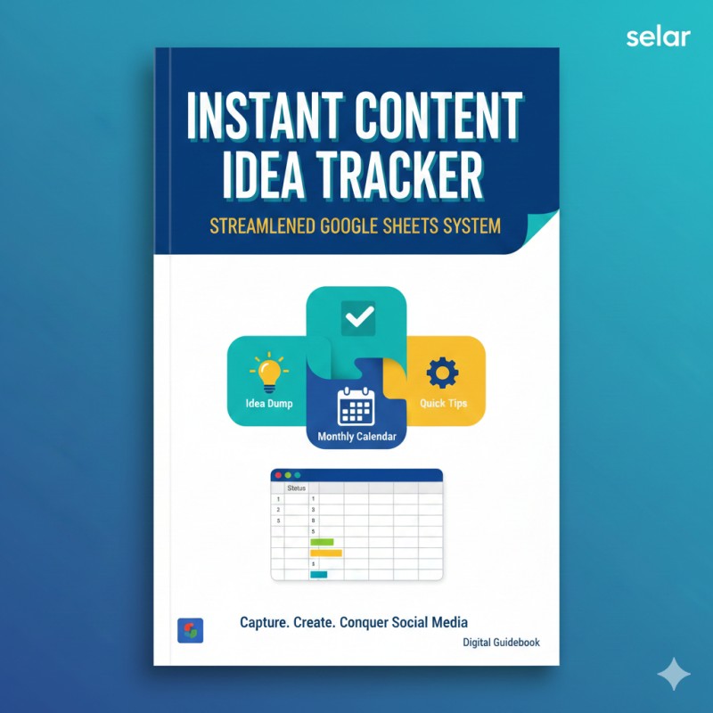 Instant Content Idea Tracker – Google Sheet Template