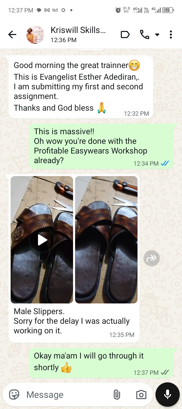 Customer review 1